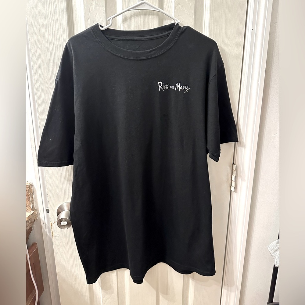Rick and Morti T-shirt black L